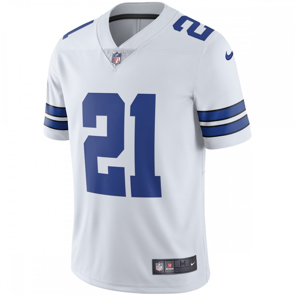Ezekiel Elliott Dallas Cowboys Nike Vapor Limited Player Jersey - White-Profan Arena